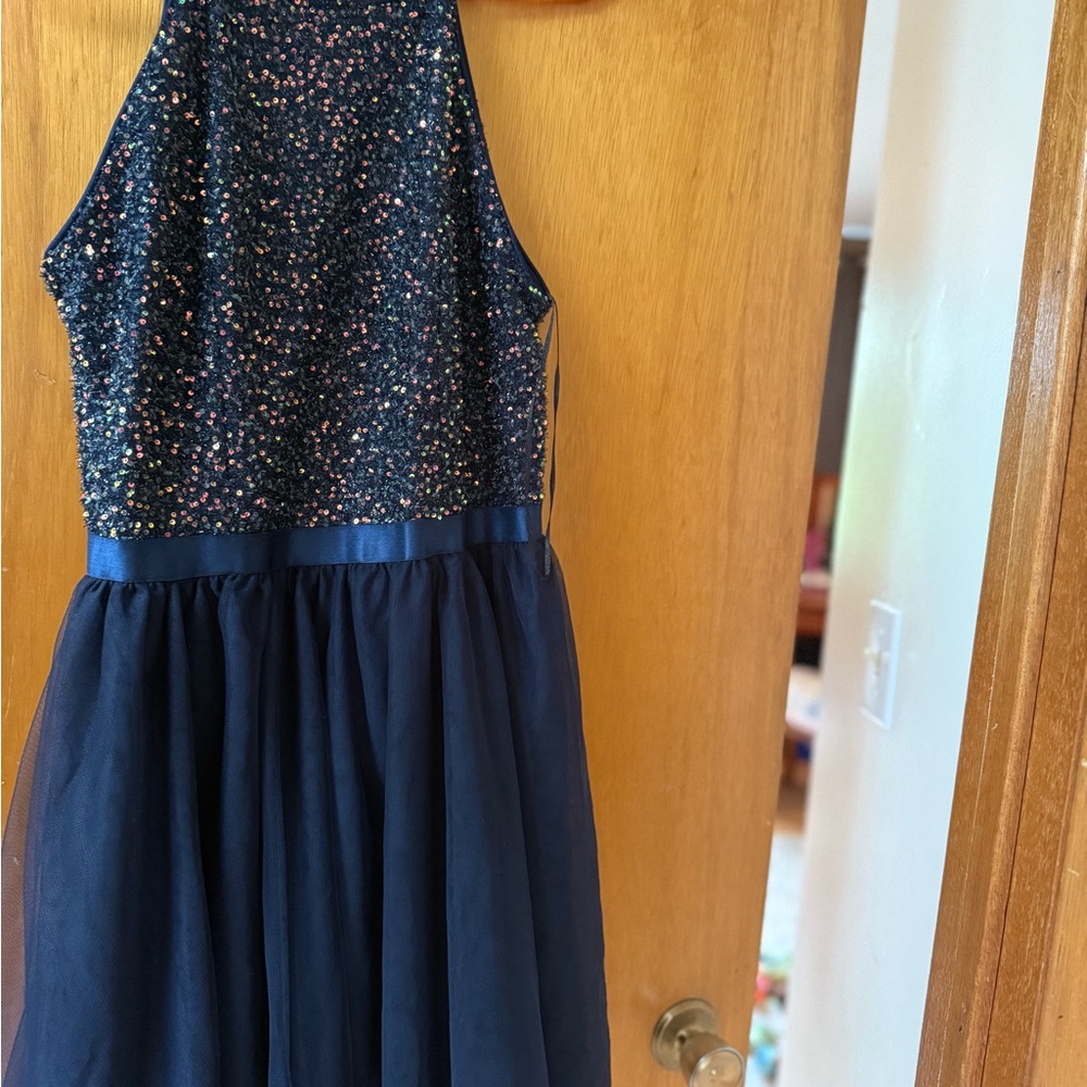 Sparkling Navy Dress